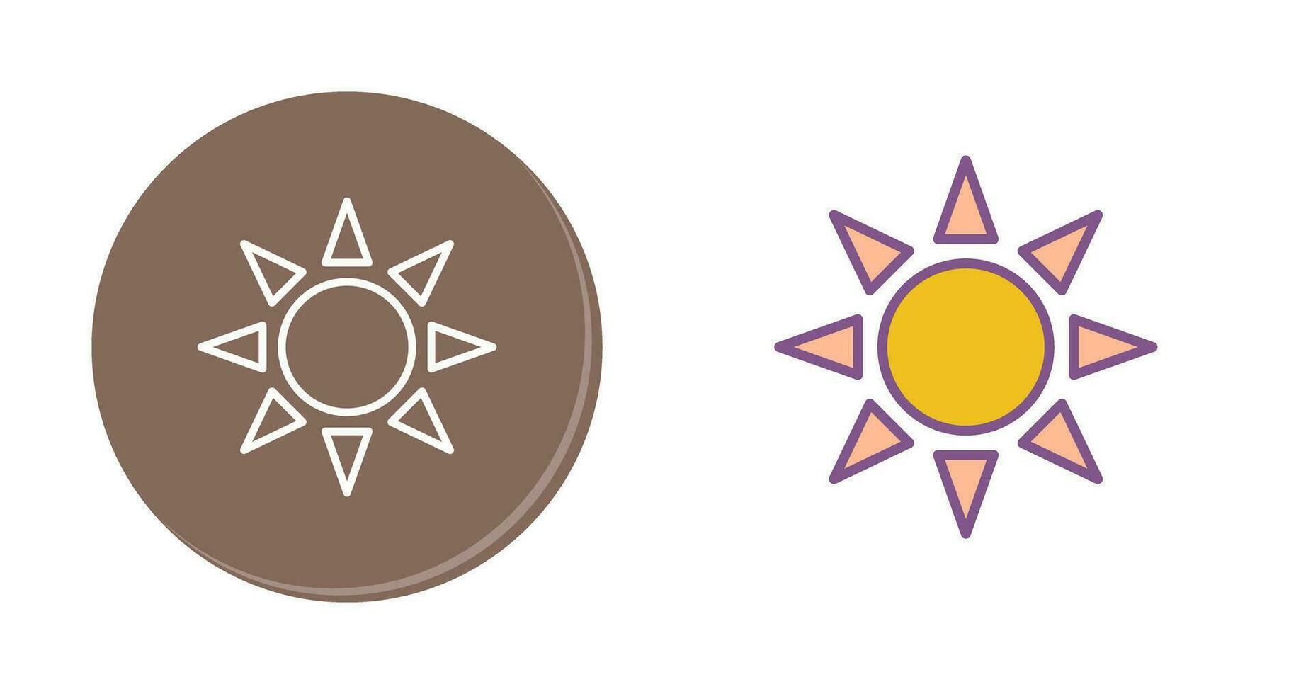 UV Radiation Vector Icon