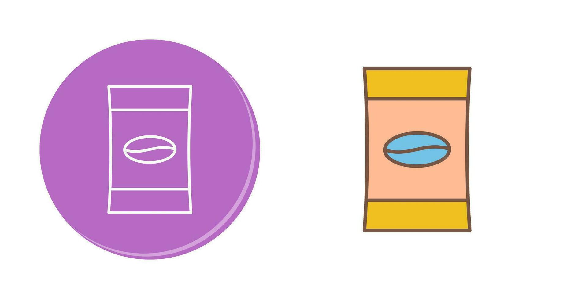 Coffee Packets Vector Icon