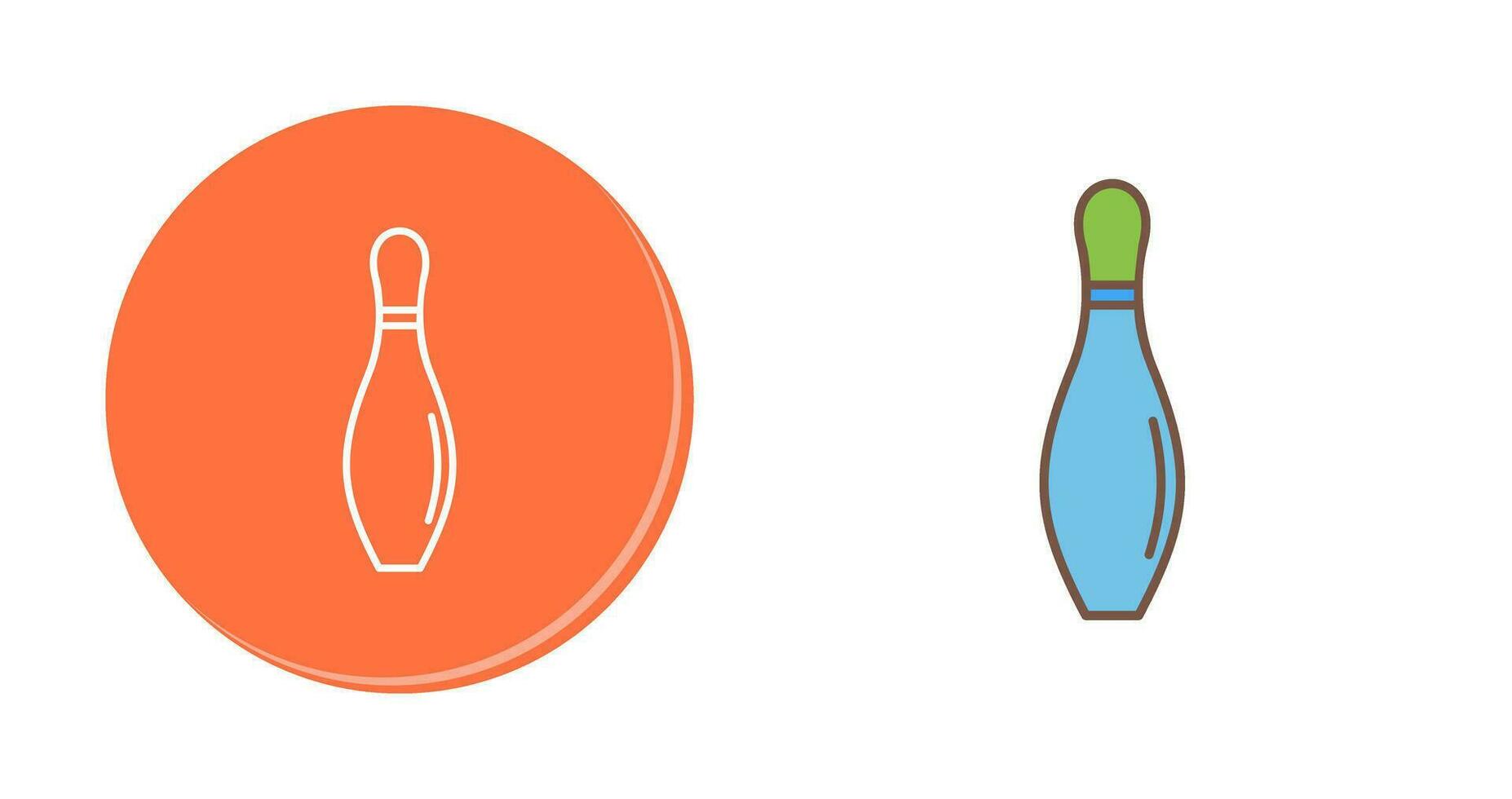 Bowling Pin Vector Icon