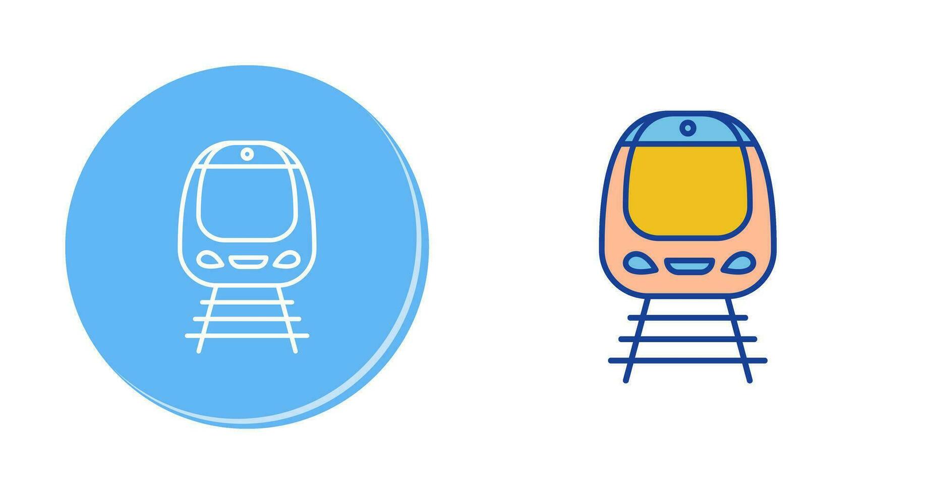 icono de vector de tren