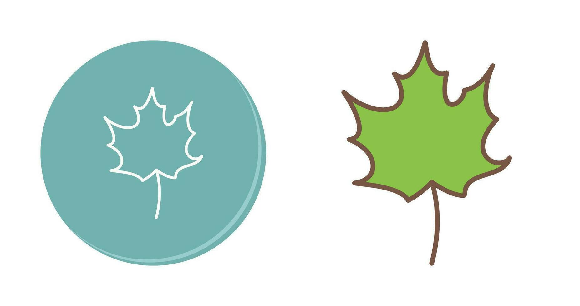 Autumn Leaf Vector Icon