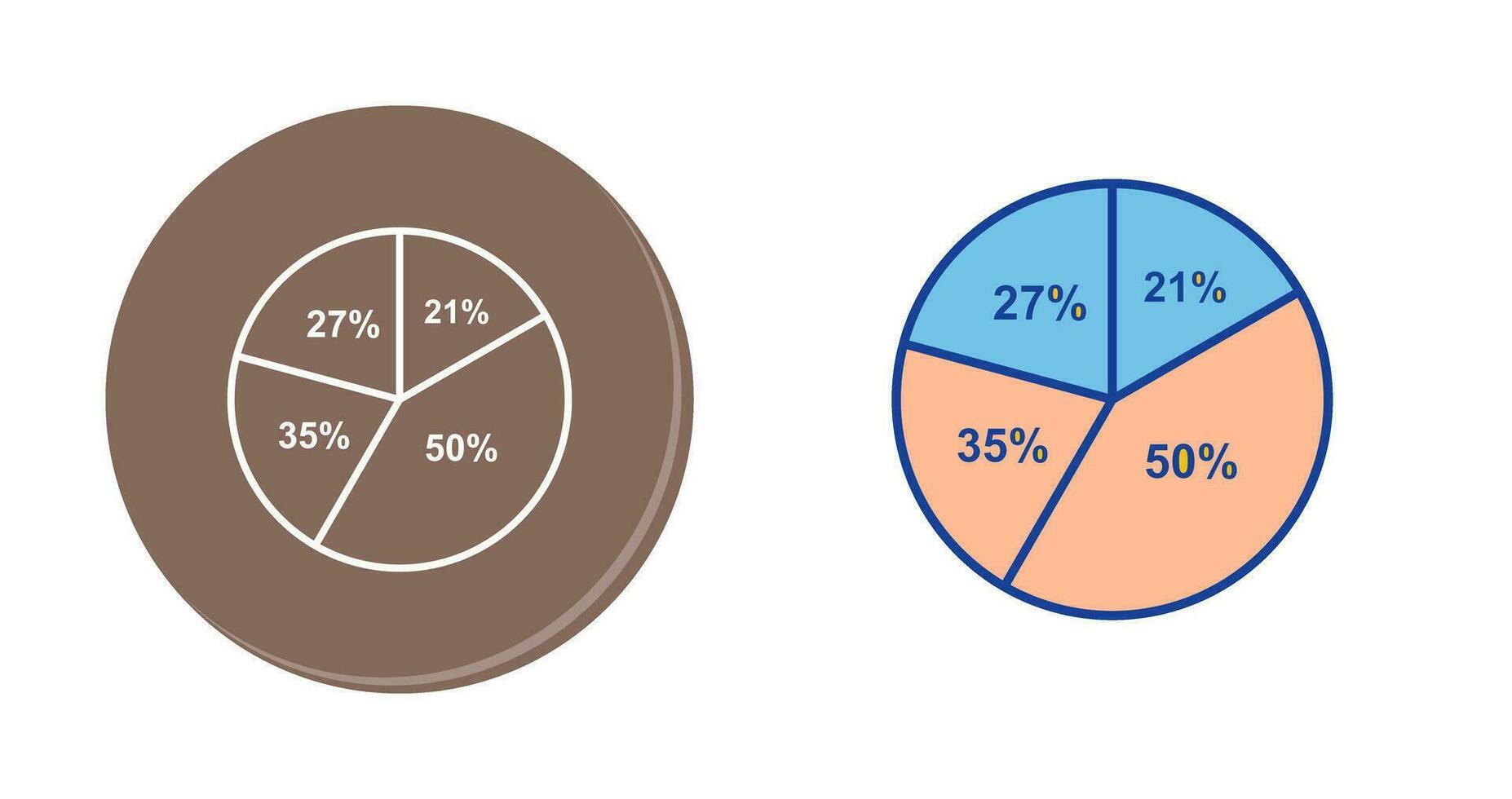Pie Chart Vector Icon
