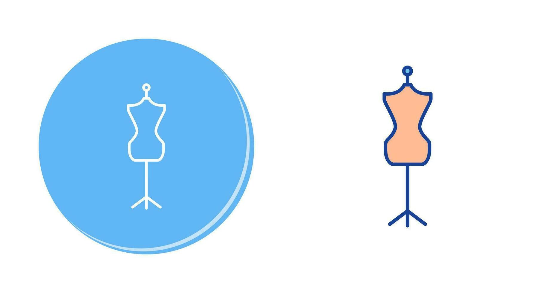 icono de vector de soporte de vestido