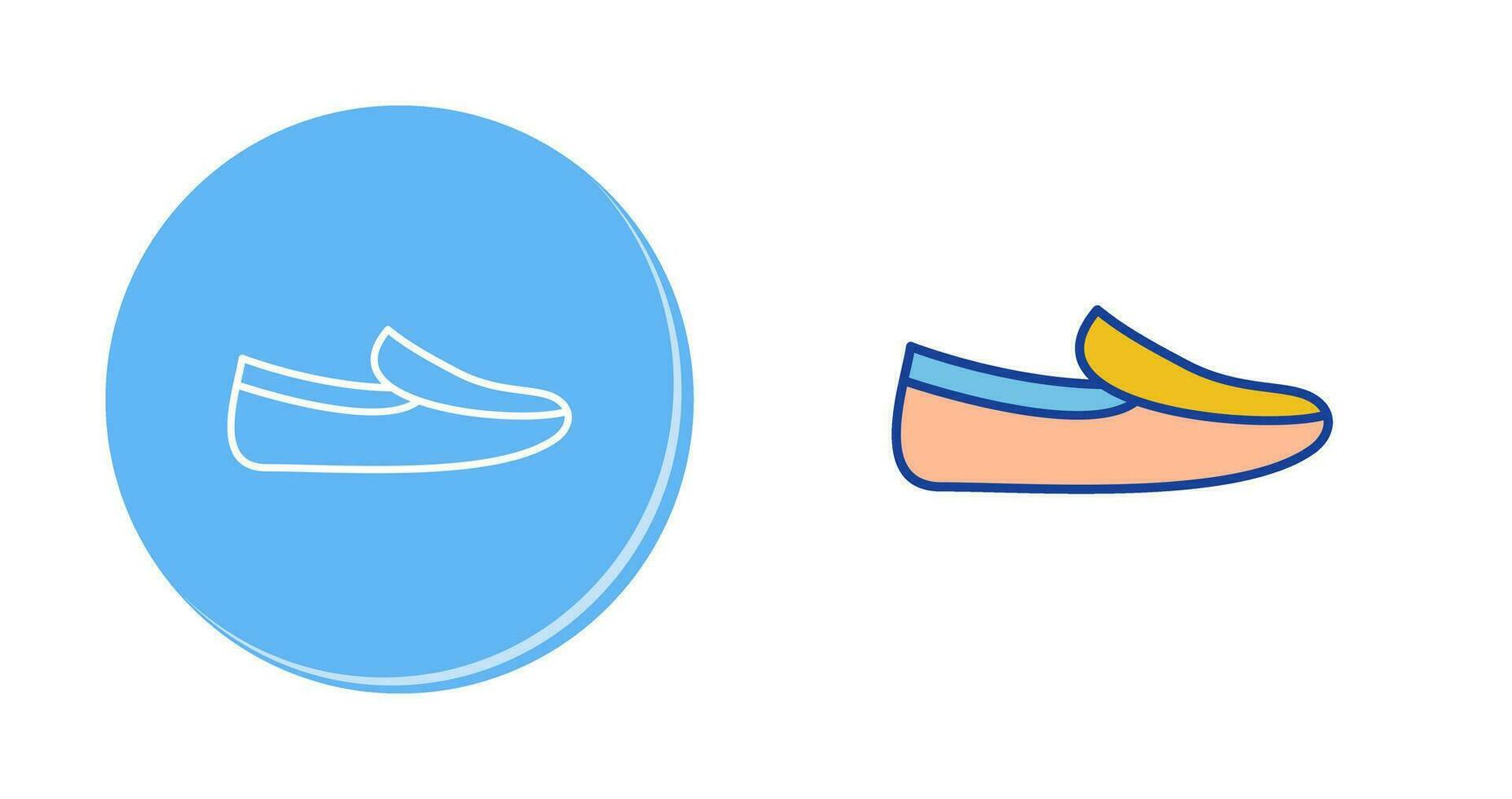 Men's Loafers Vector Icon