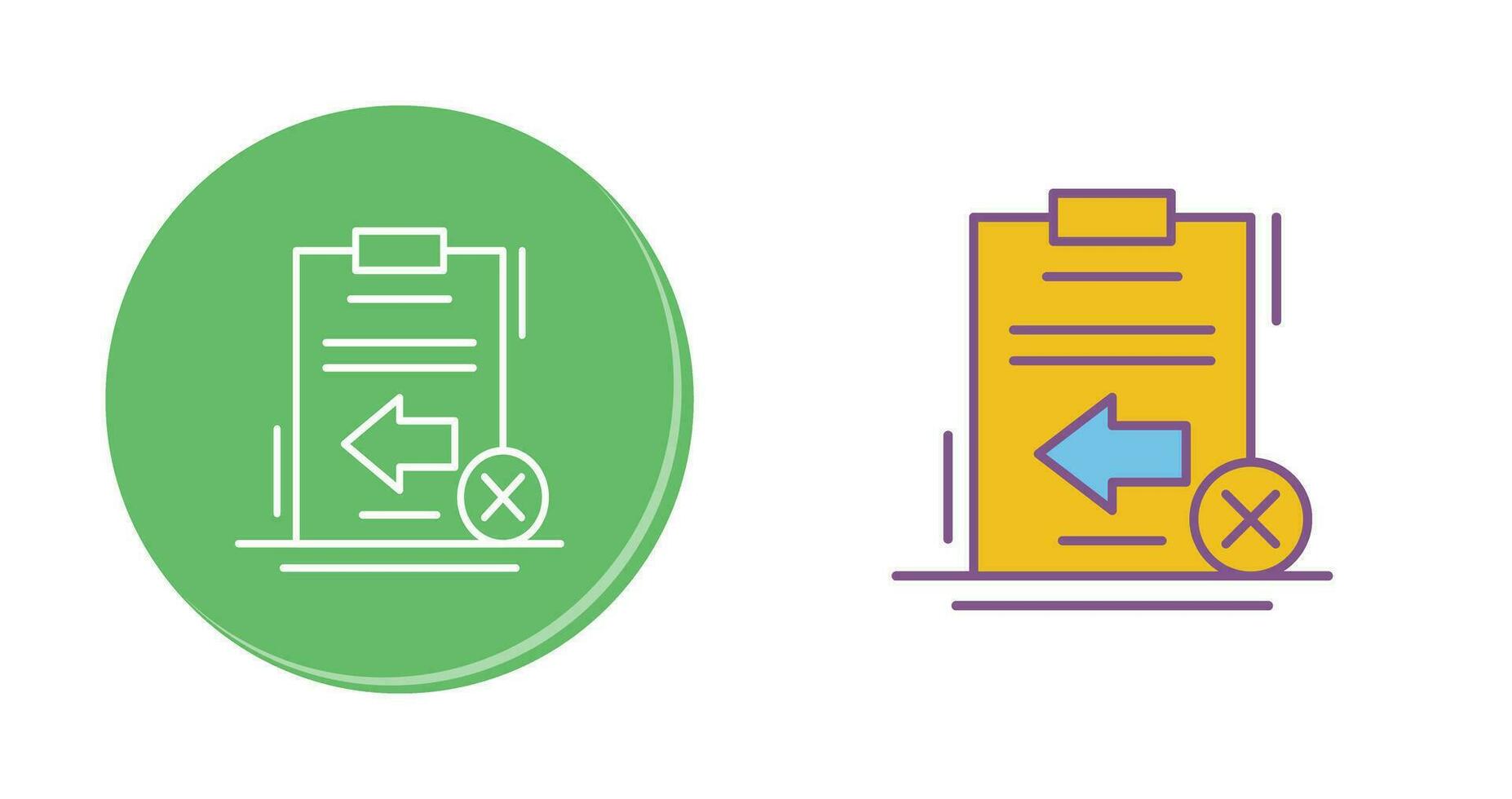 Return Failed Vector Icon