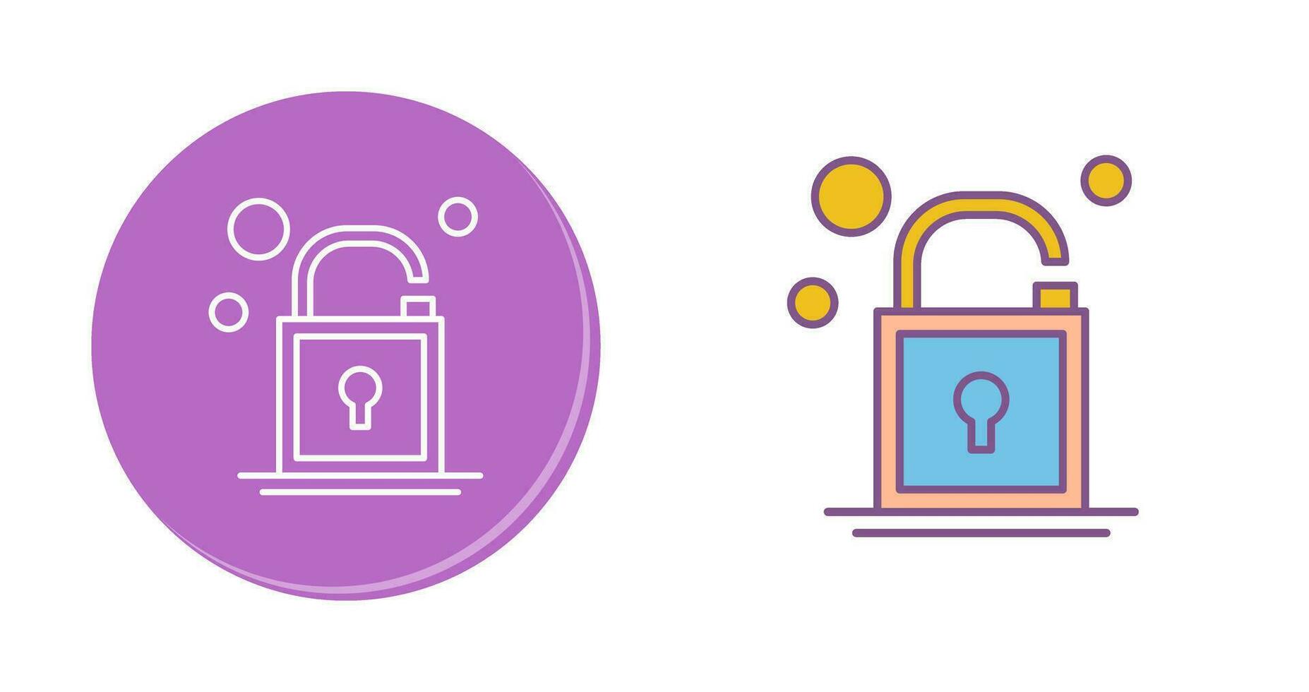 Open Lock Vector Icon