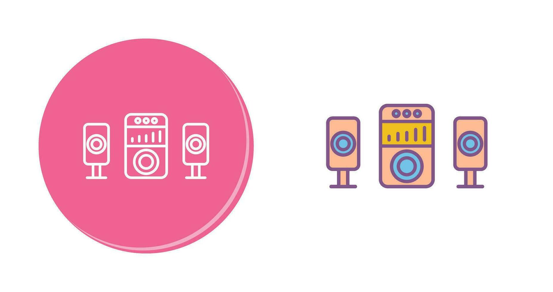Sound System Vector Icon