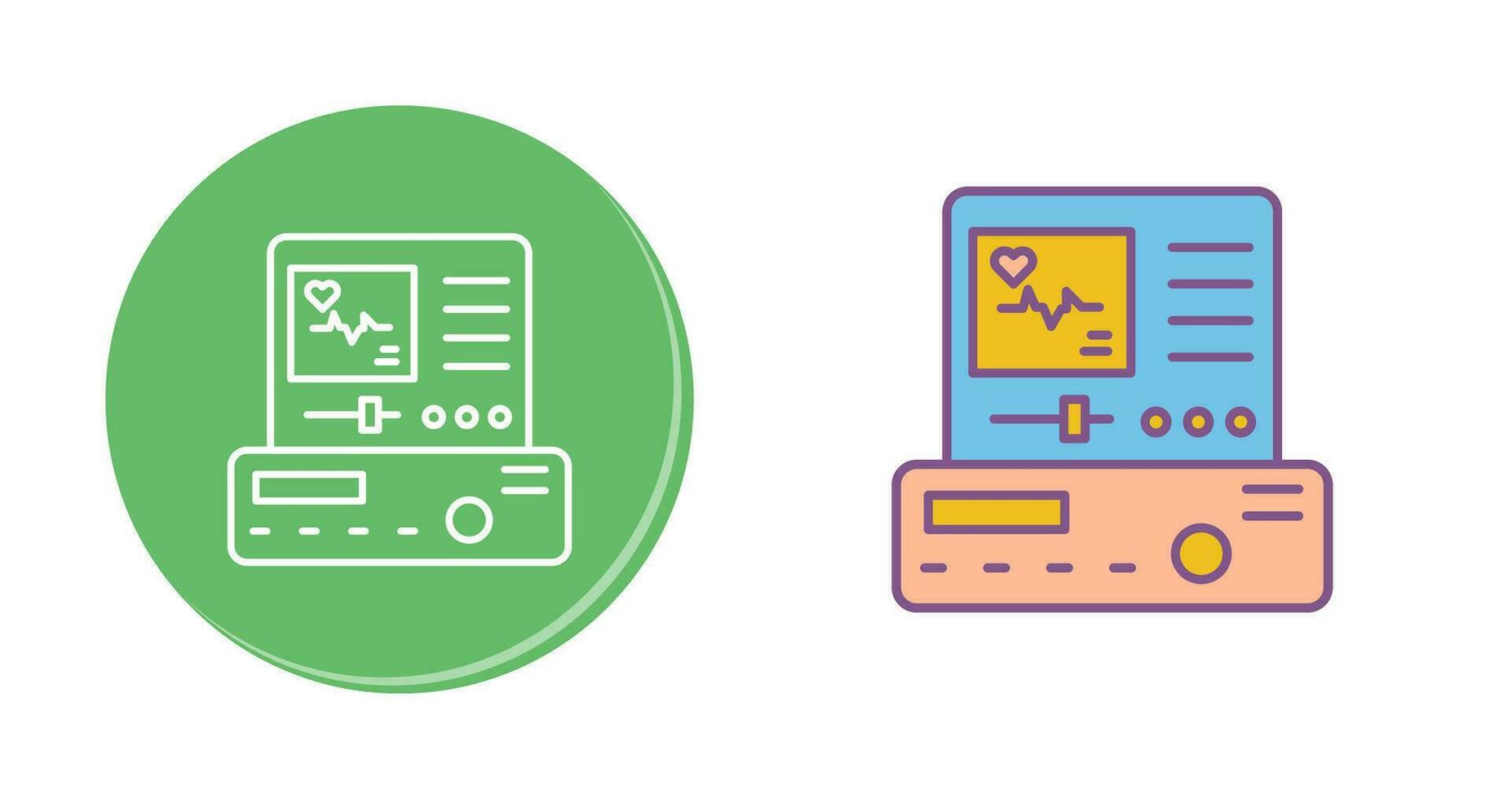 Electrocardiogram Vector Icon