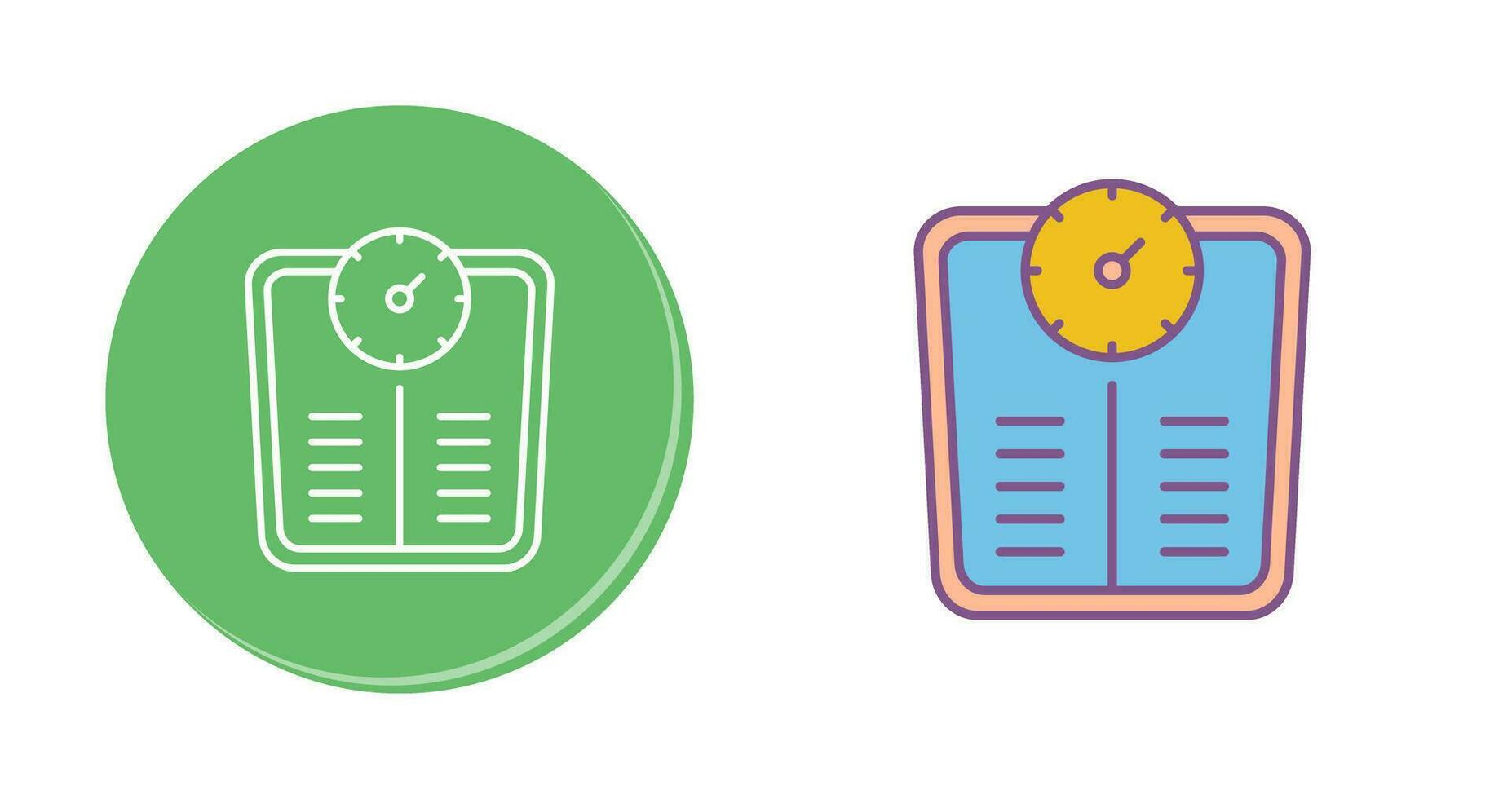 Weight Scale Vector Icon