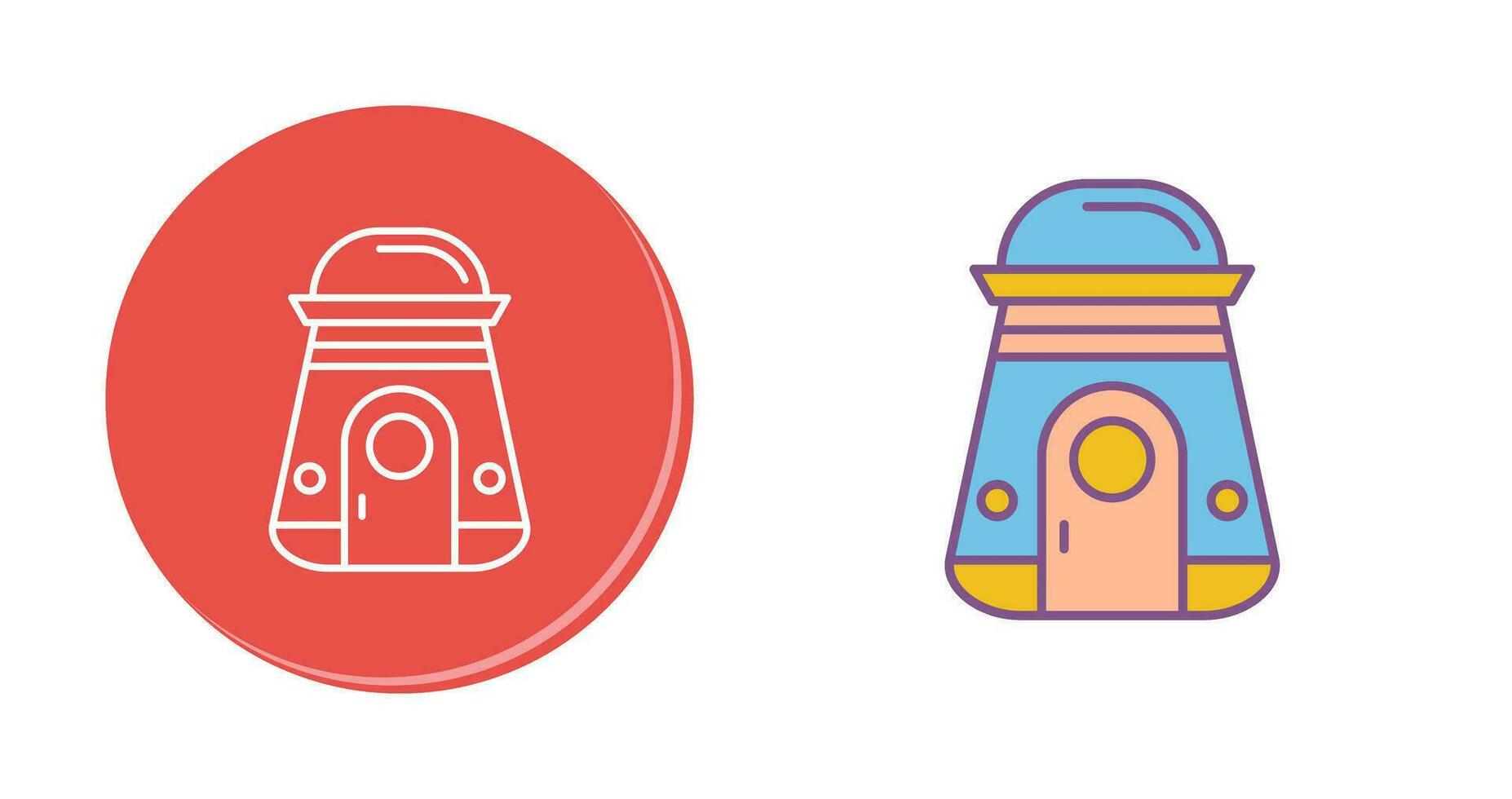 Space Capsule Vector Icon