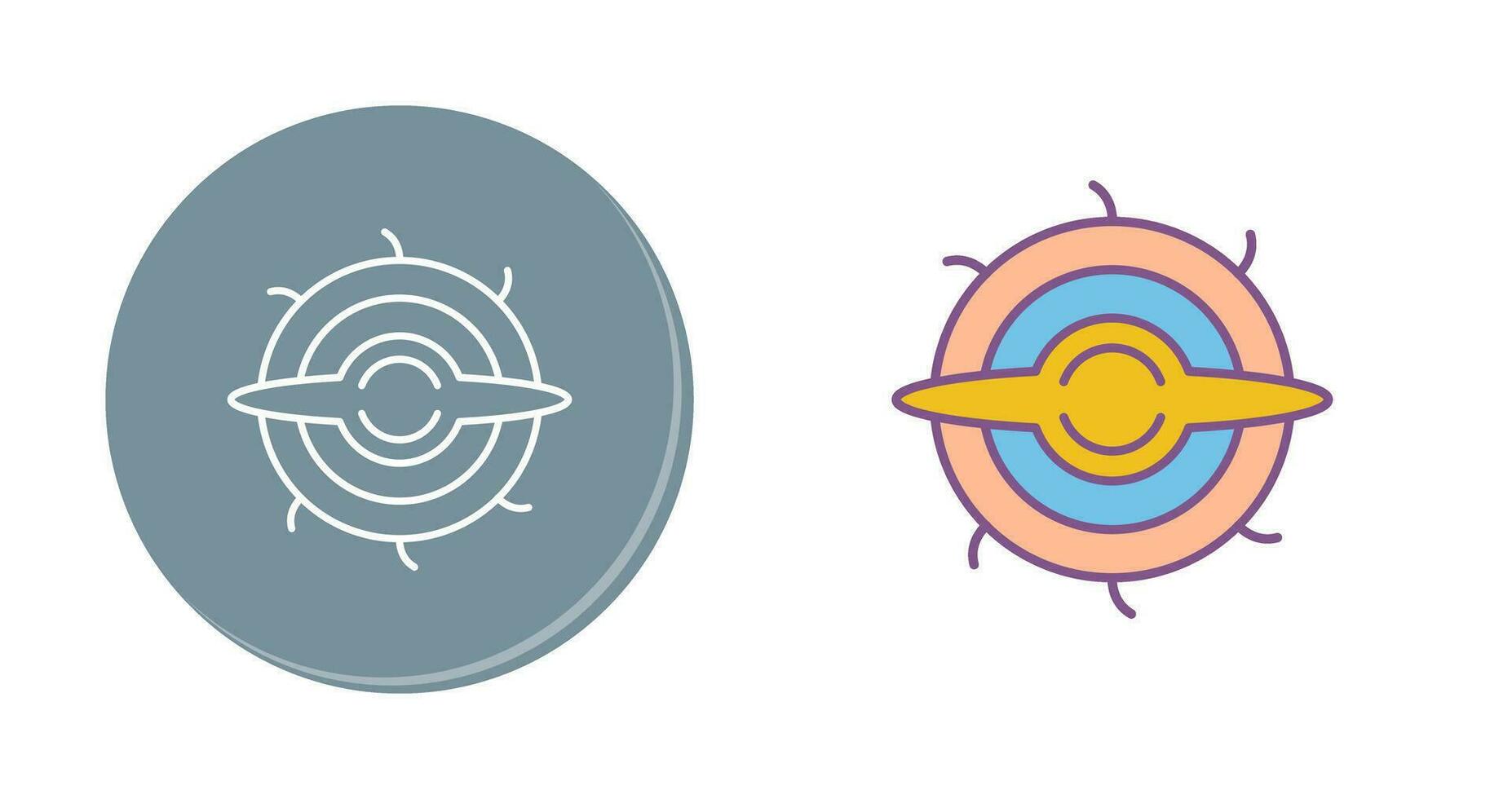 Black Hole Vector Icon
