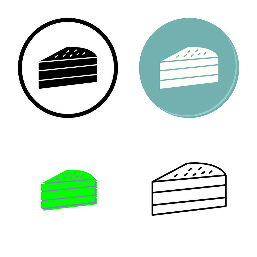 Cake Slice Vector Icon