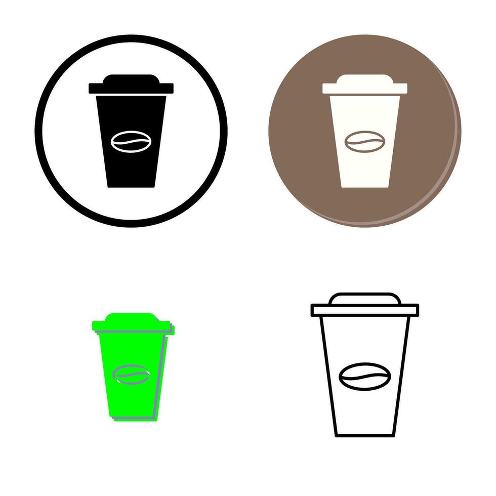 icono de vector de taza de café