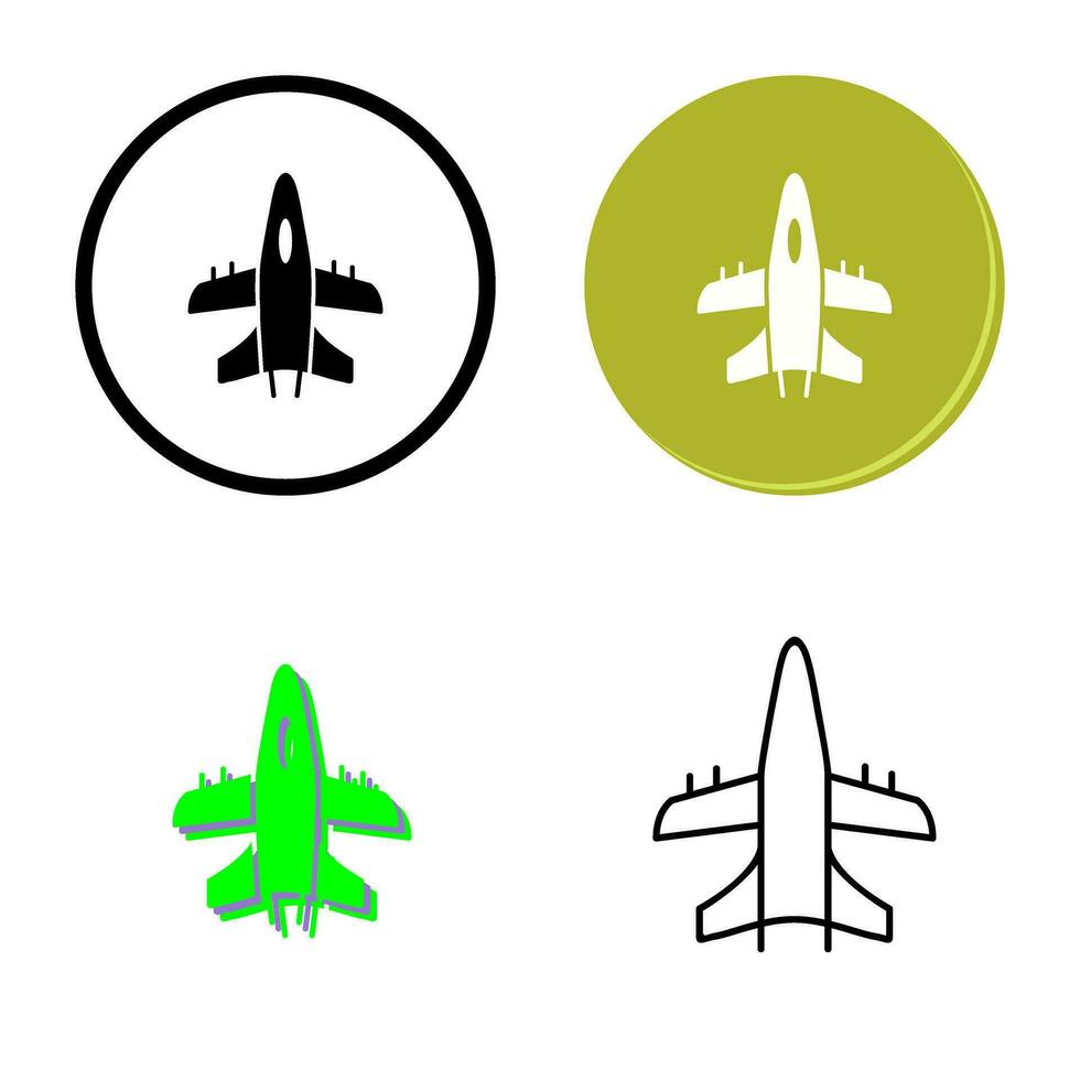 Military Plane Vector Icon