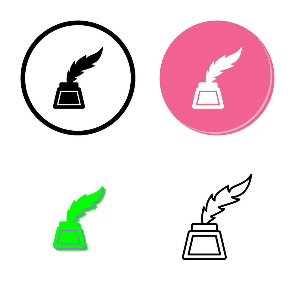 Inkwell Vector Icon