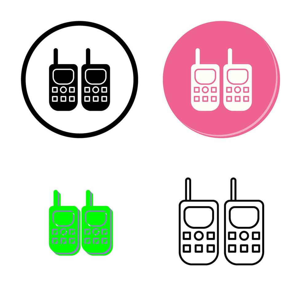 Walkie Talkie Vector Icon