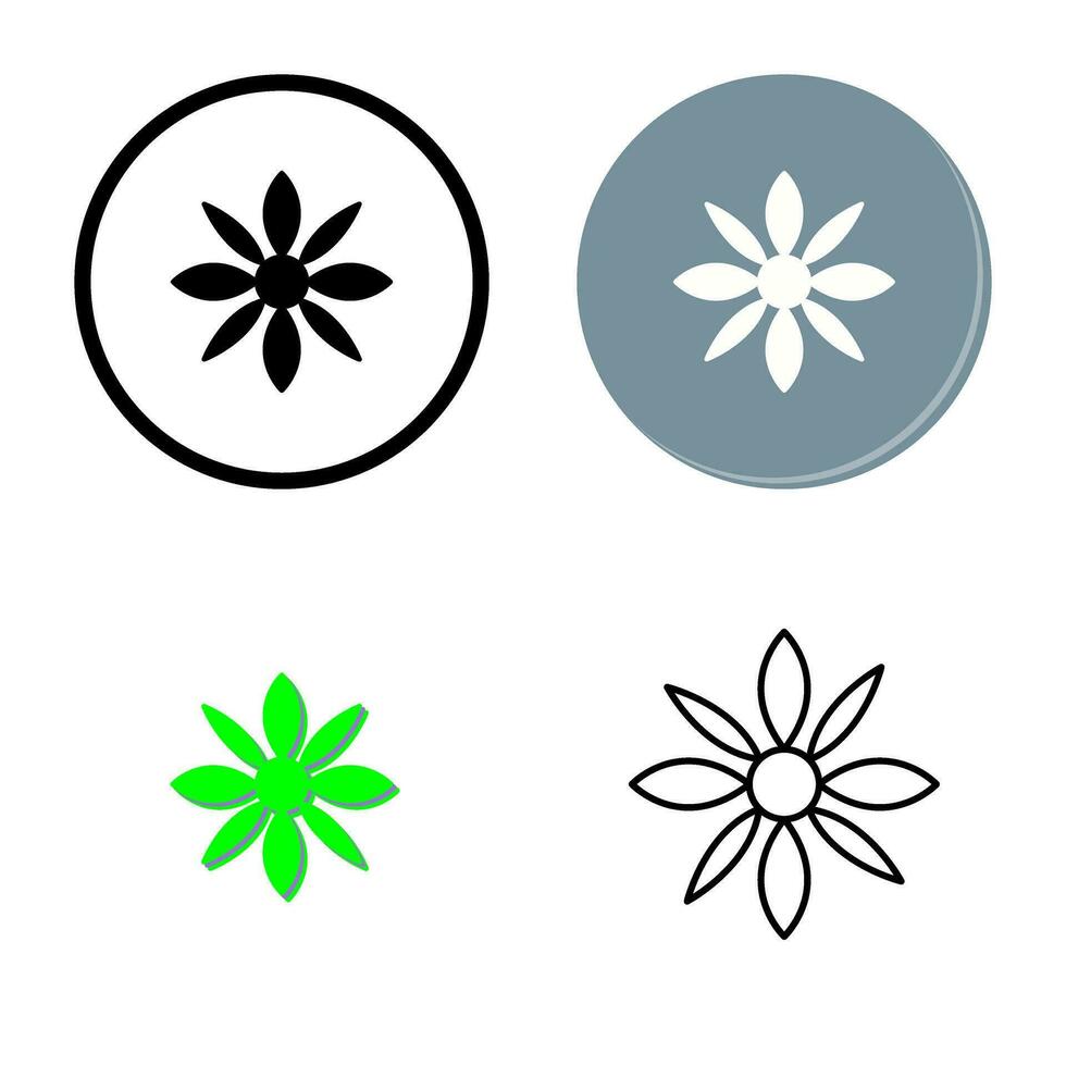 icono de vector de flor