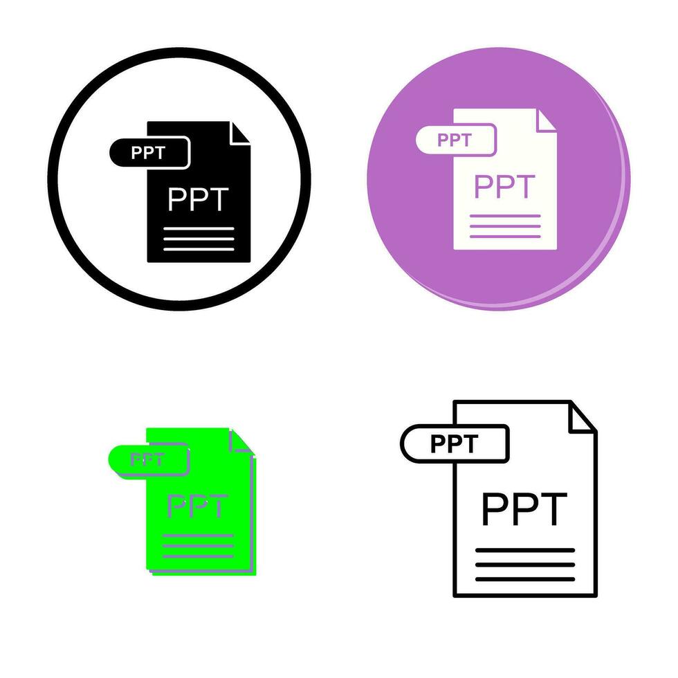 PPT Vector Icon