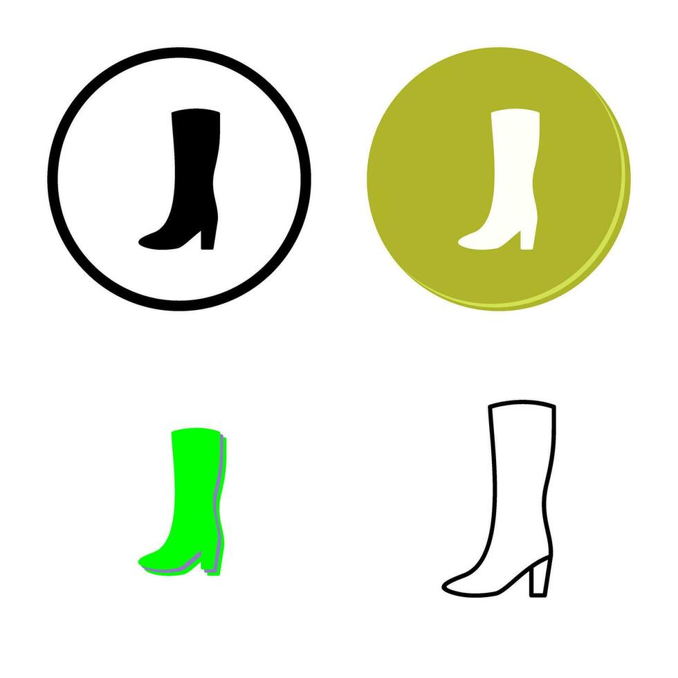 Long Boots Vector Icon