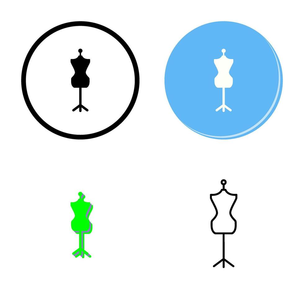 icono de vector de soporte de vestido