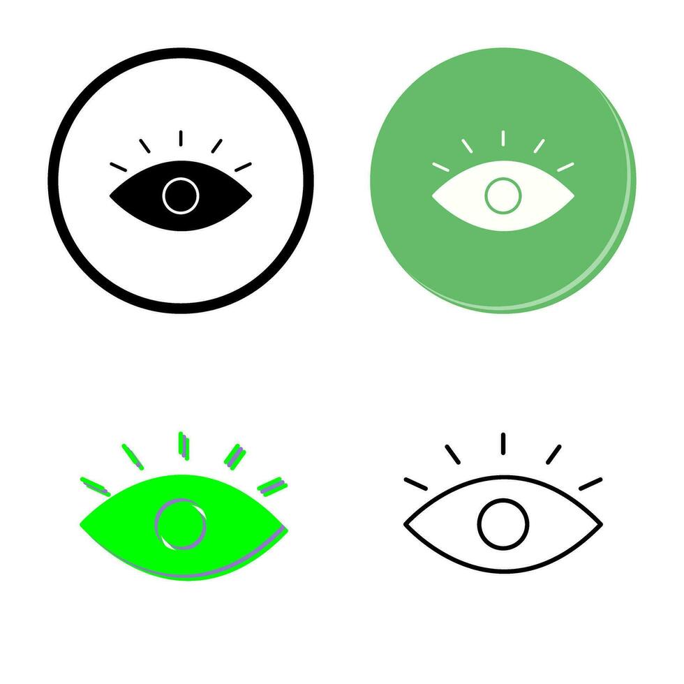 icono de vector de ojo