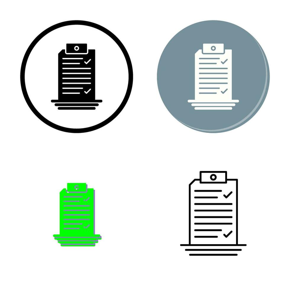 Check List Vector Icon