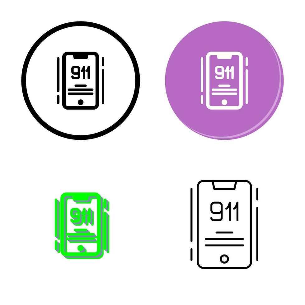 911 Vector Icon