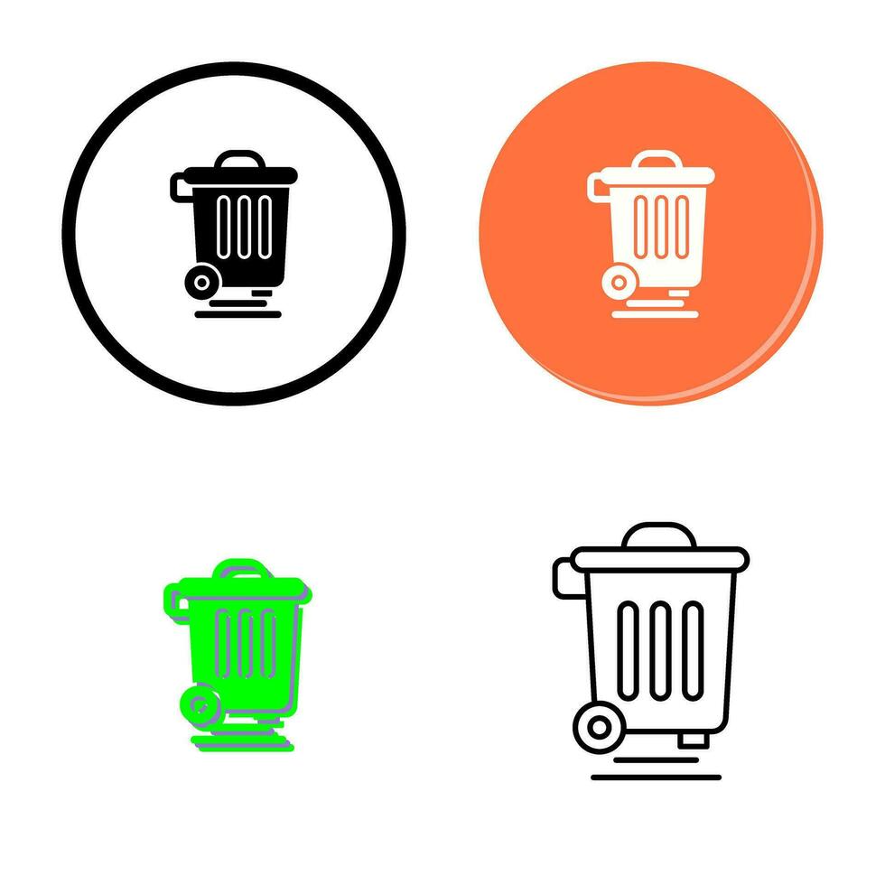 Dustbin Vector Icon