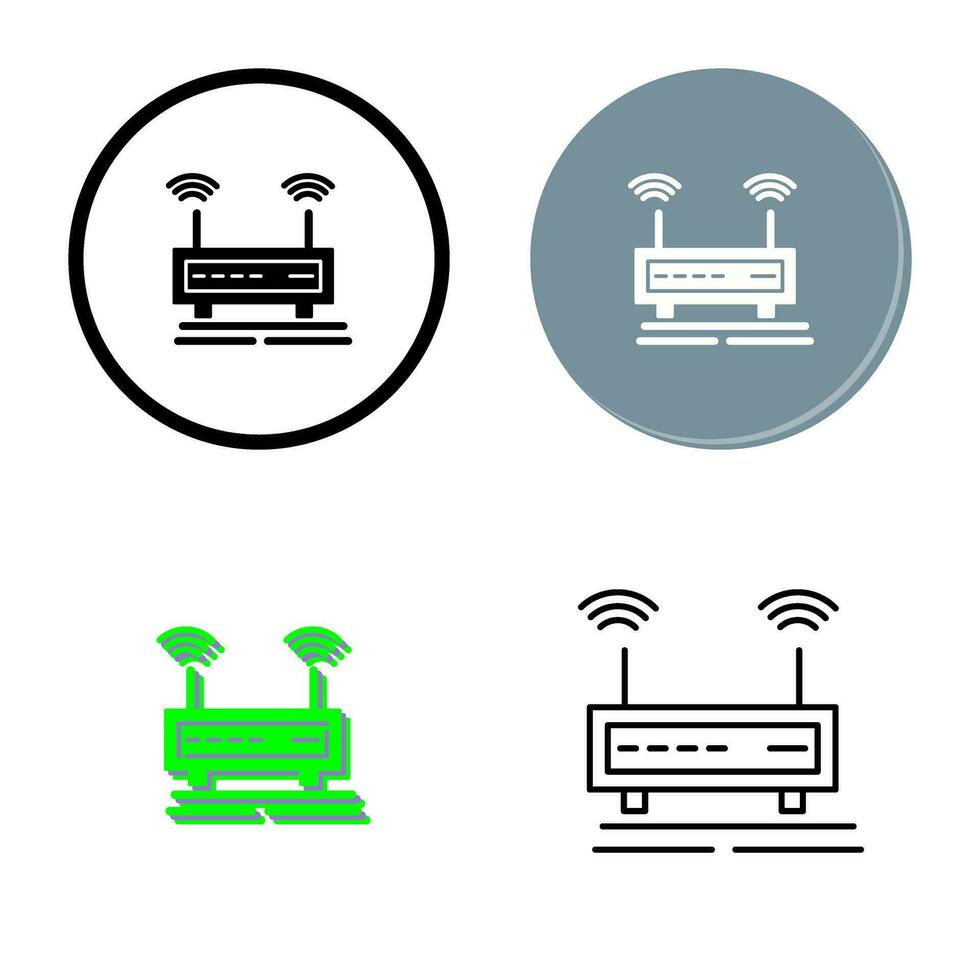 icono de vector de señales wifi