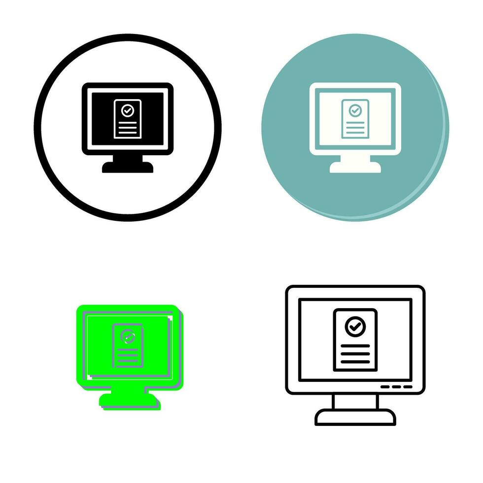 Online appointment Vector Icon