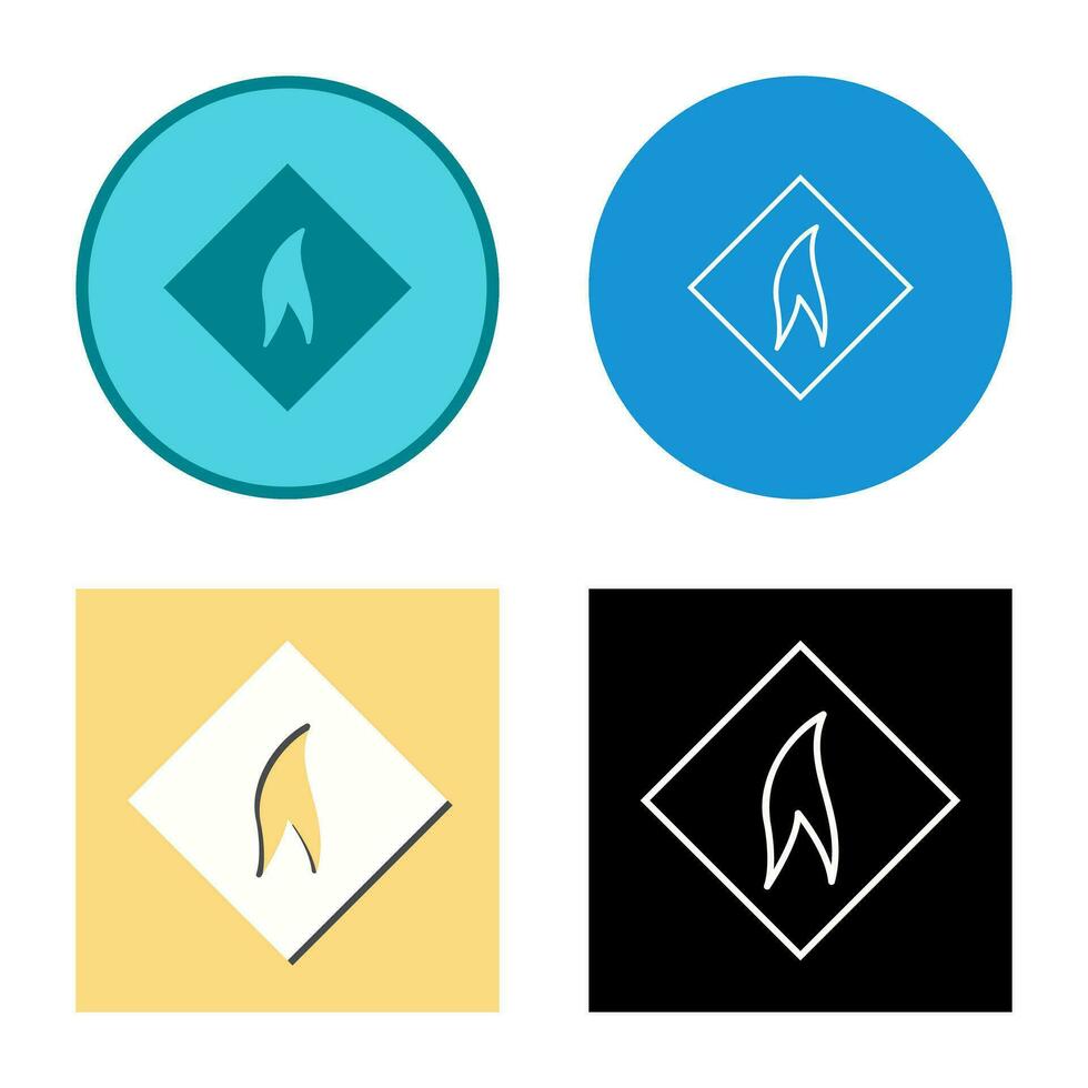 Flammable Material Vector Icon