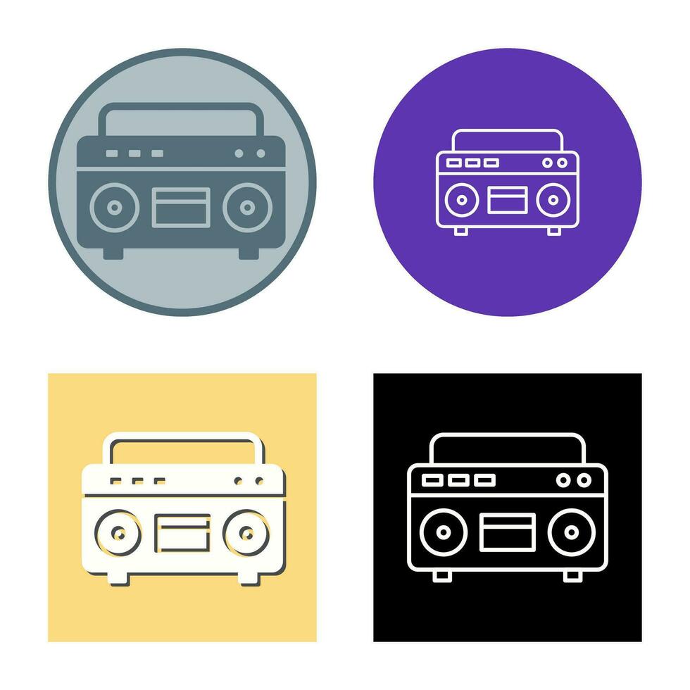 Casette Player Vector Icon