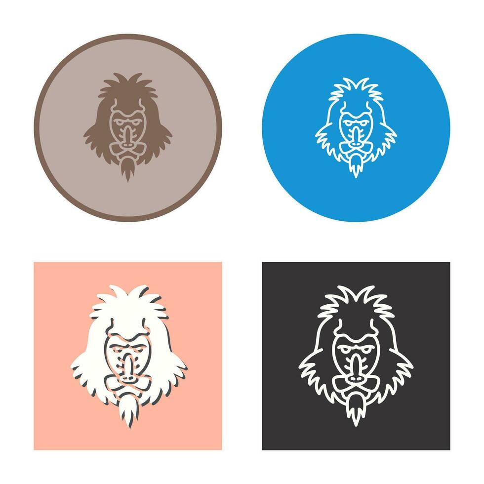 Mandrill Vector Icon