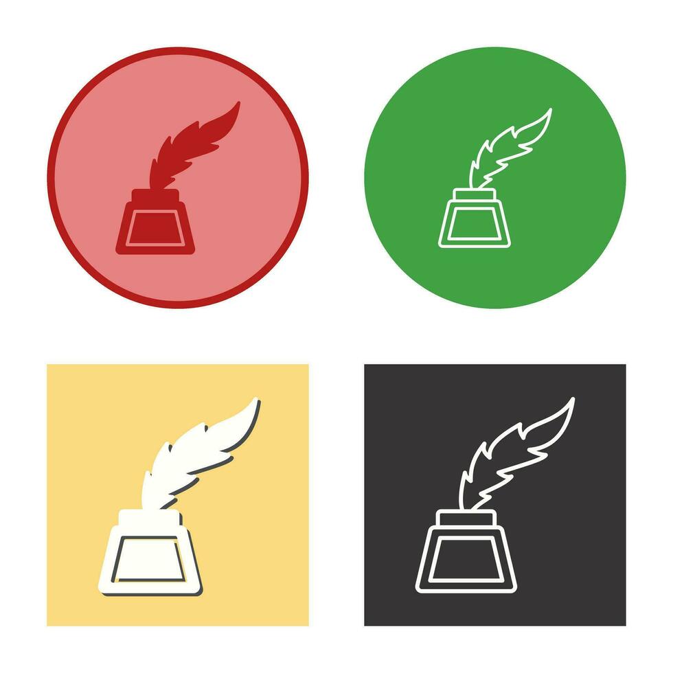 Inkwell Vector Icon