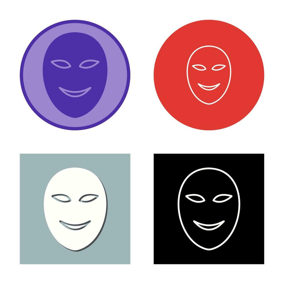 Ancient Face Mask Vector Icon