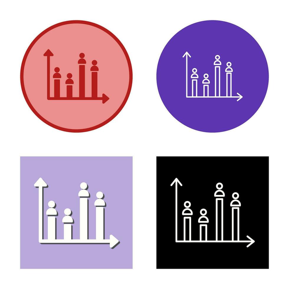 Candidate Graph Vector Icon