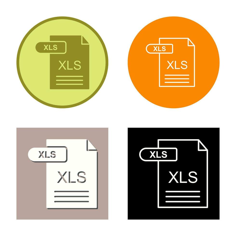 XLS Vector Icon