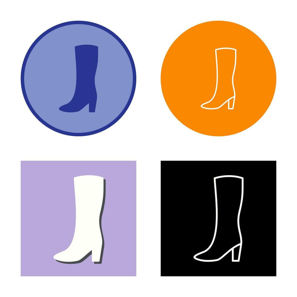 Long Boots Vector Icon