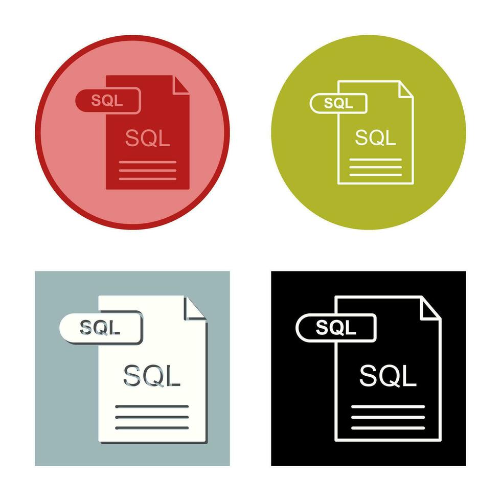 SQL Vector Icon