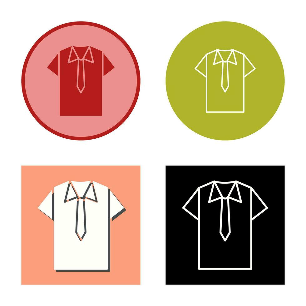 Shirt and Tie Vector Icon