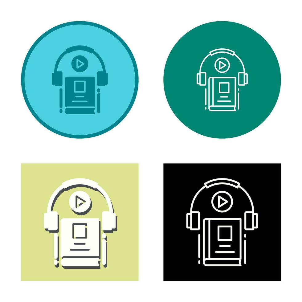 Audio Book Vector Icon