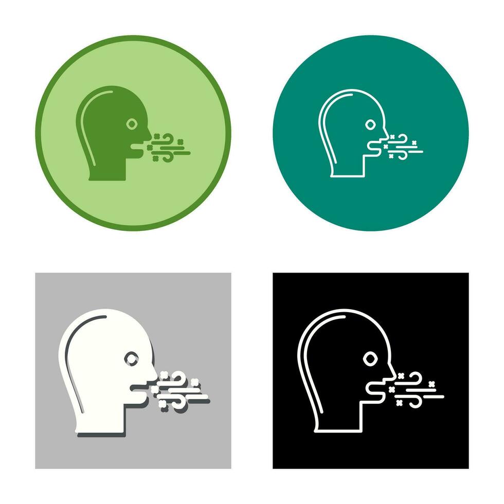 Bad Breath Vector Icon