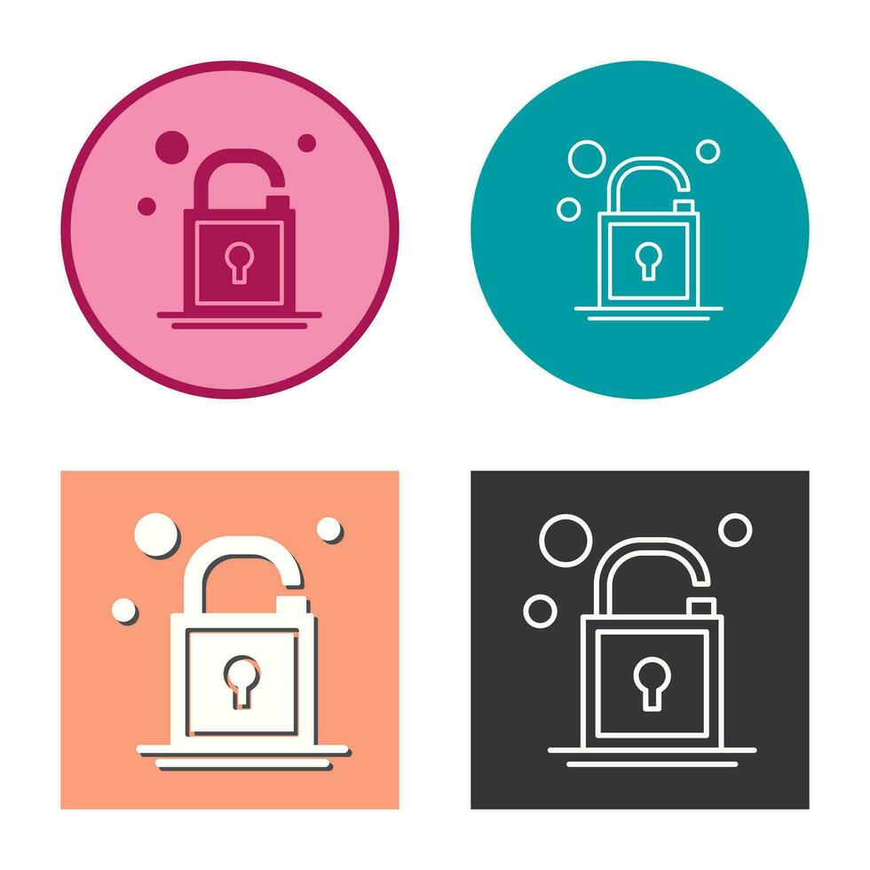 Open Lock Vector Icon