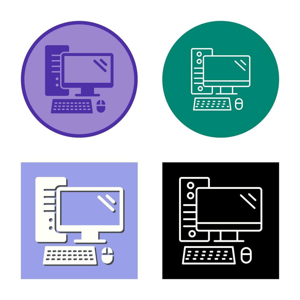 Computer Vector Icon