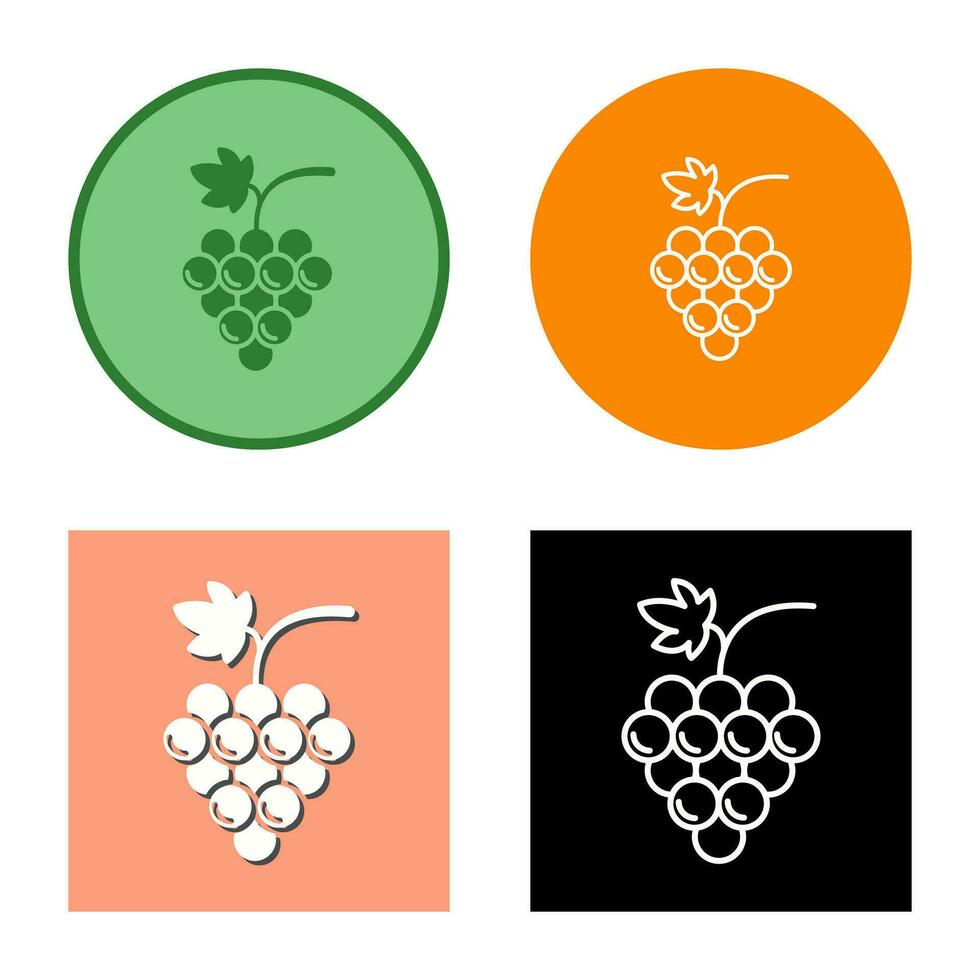 Grapes Vector Icon