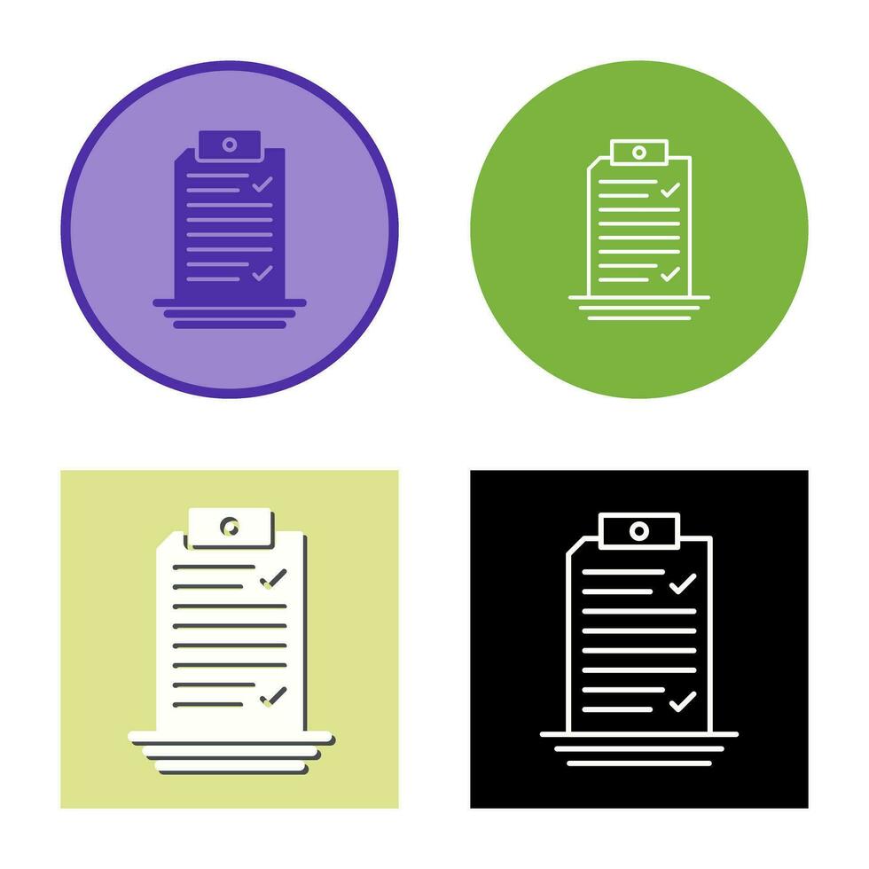 Check List Vector Icon