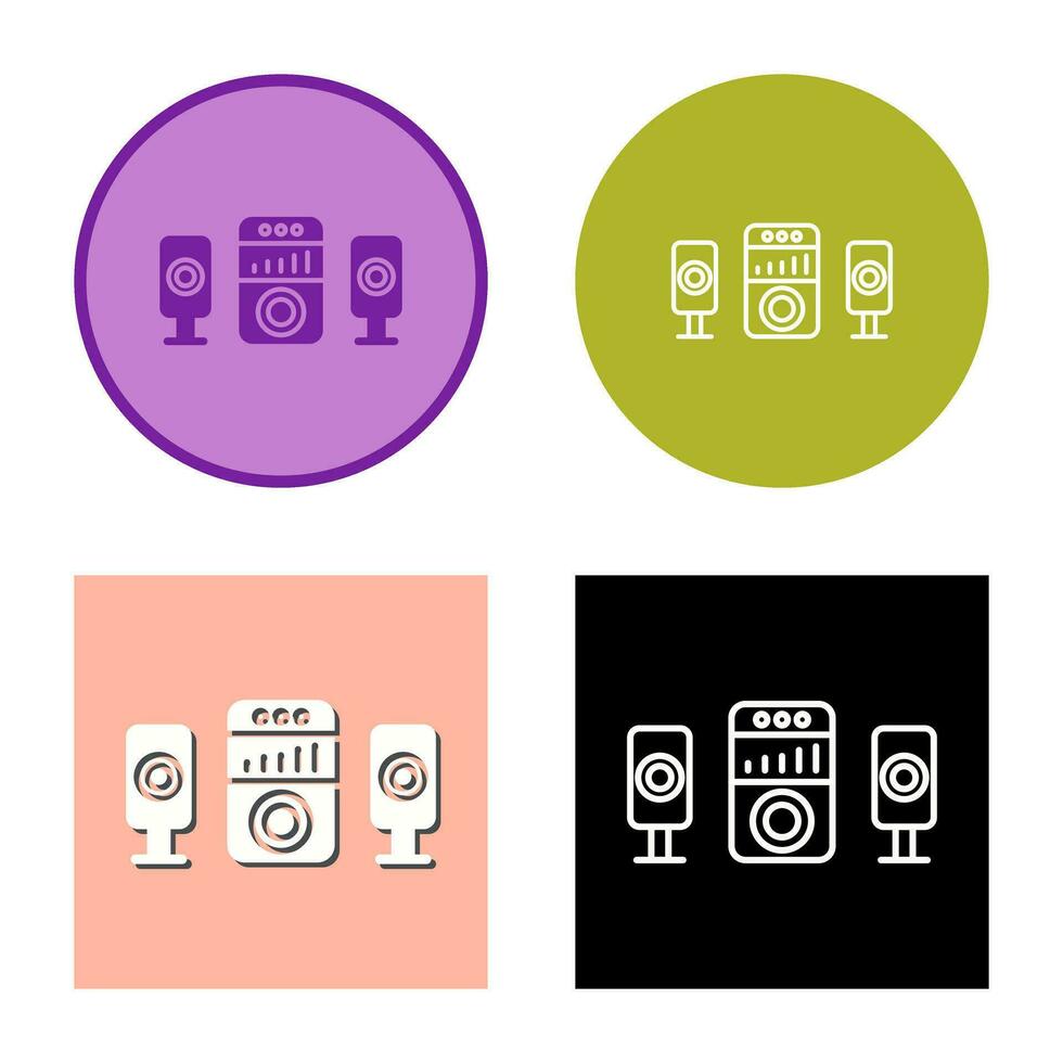 Sound System Vector Icon