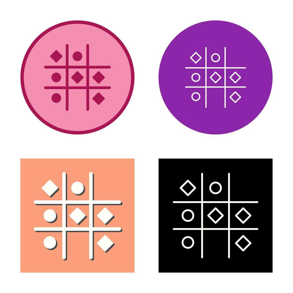 Tic Tac Toe Vector Icon