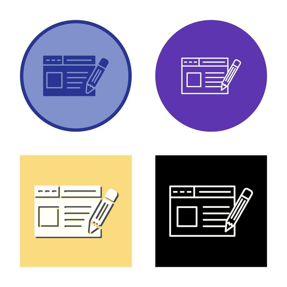 Web Page Vector Icon