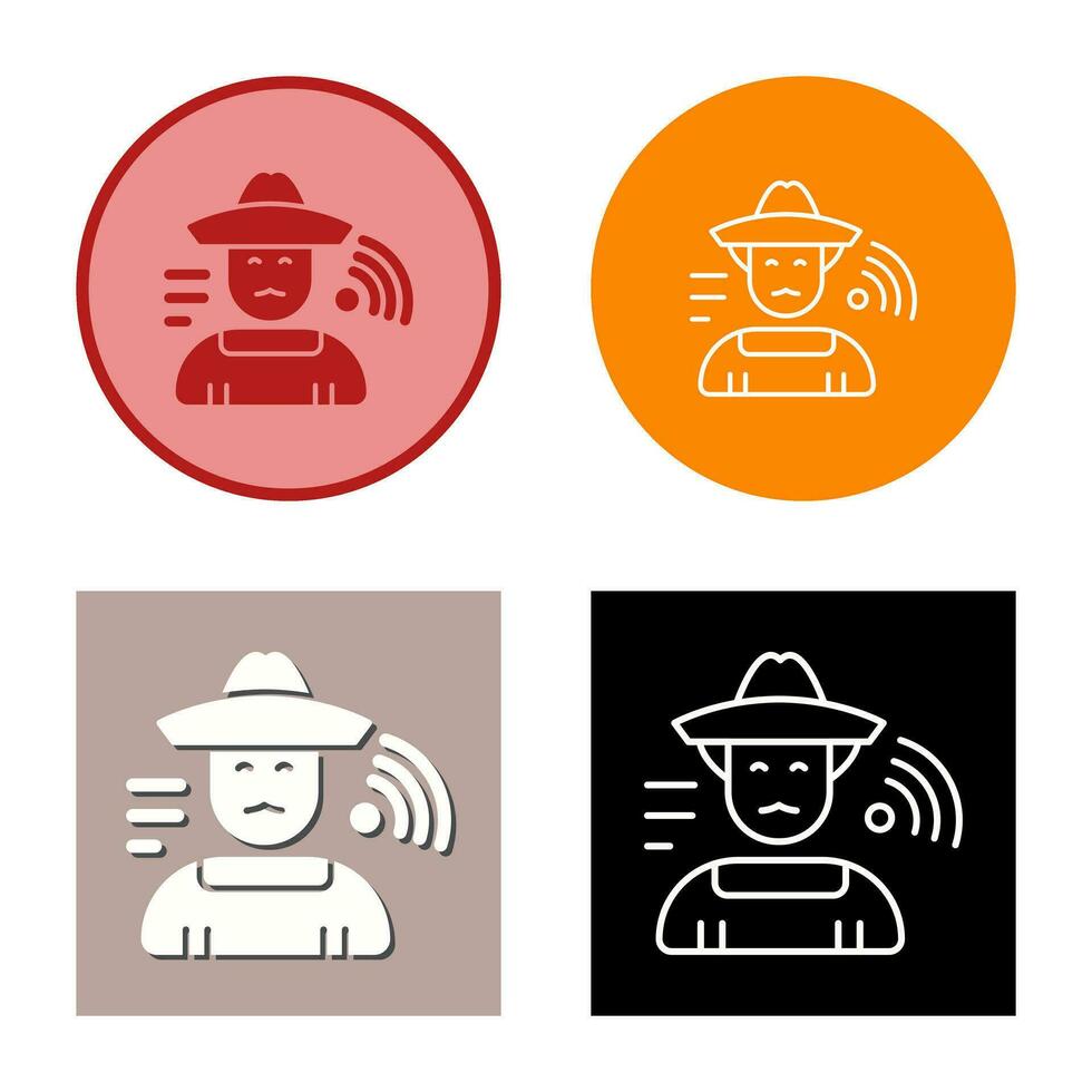 Farmer Vector Icon